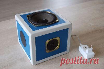 Портативные аудиоколонки, сделанные самостоятельно