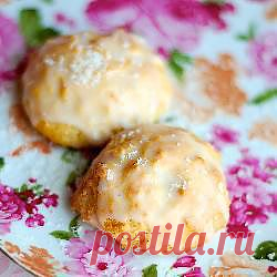 Кокосовое печенье -макарунcы с лимонной глазировкой