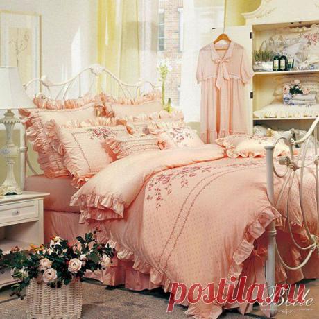Идеи для спальни. Постельные принадлежности.