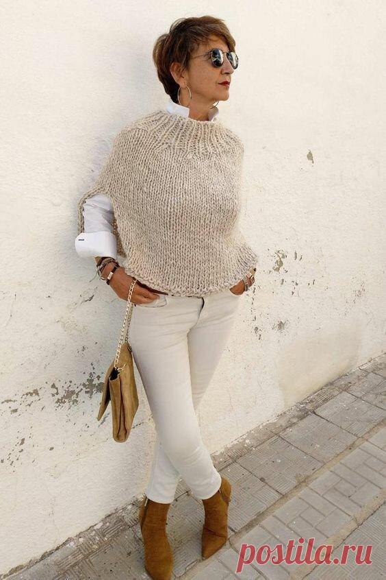 Стильные бабушки в вязаных вещах – возраст им нипочем, они умеют одеваться | Эликсир молодости | Яндекс Дзен