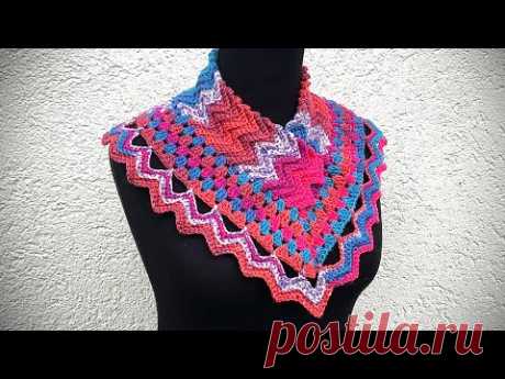 COLLAR 🌸 Kragen 🌸 SCHALKRAGEN TEDI  🌸#tedi #häkeln #petraperle #schalkragen #loop #haekelanleitung