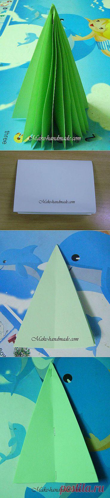 Рождественские ремесла: бумага Рождественская елка учебник | сделать ручной работы, вязание крючком, ремесла