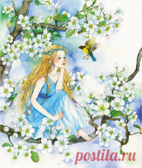 Цветок груши - маньяк-иллюстратор Works_Graffiti Kingdom gracg.com