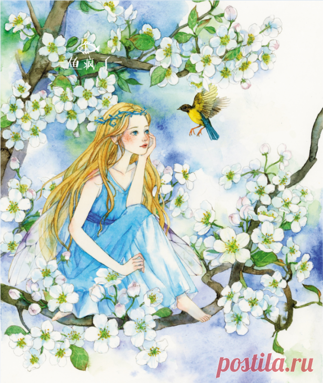 Цветок груши - маньяк-иллюстратор Works_Graffiti Kingdom gracg.com