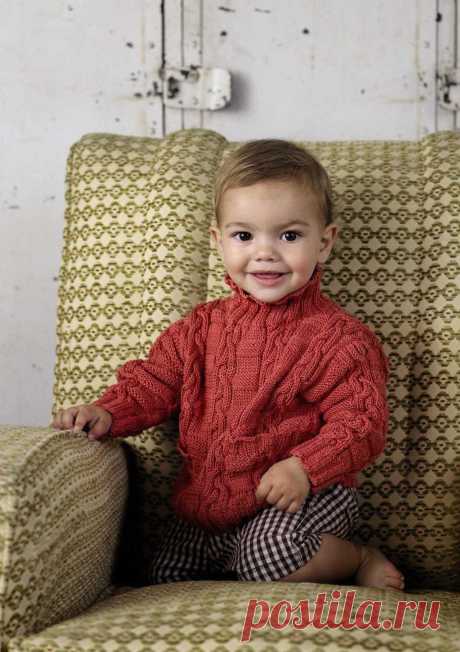 Вязание для малышей джемпера Tweedledum, Little Rowan