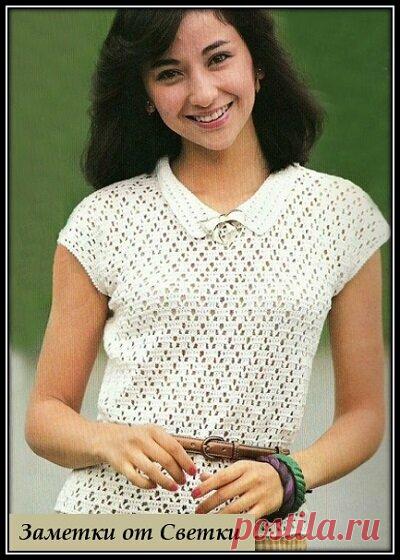 Простые, ажурные узоры крючком / Япония | "Заметки от Светки"  | Яндекс Дзен