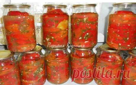 Маринованный перец по-армянски с зеленью и чесноком - Заготовки от Перчинки - Perchinka Hozyayushka.ru