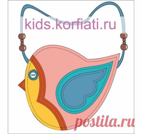 Как сшить ключницу их фетра - выкрока и МК от Анастасии Корфиати