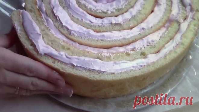 Тортик "День рождения" - видео | Четыре вкуса