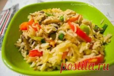 Жареный рис с яйцом и с овощами стир-фрай | Правильная Еда