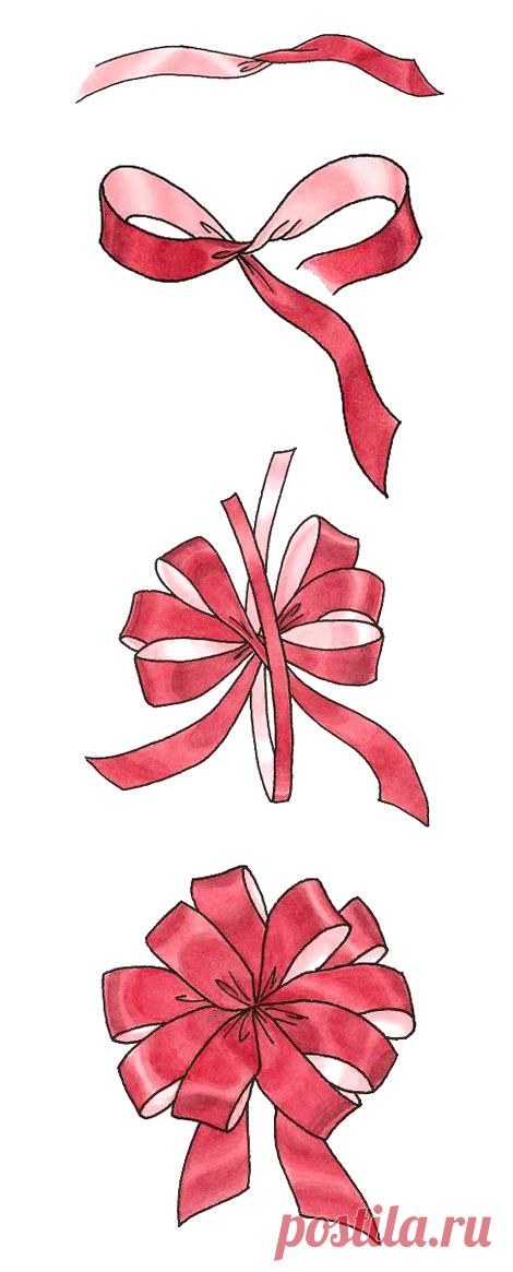 Как сделать бантик своими руками и красиво его завязать