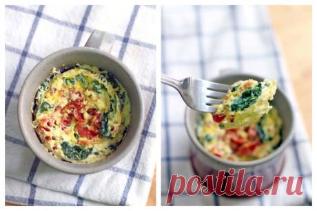 5 - минутная запеканка с сыром и беконом в микроволновке Самая важная еда дня - это завтрак. Но, несмотря на это, большинство людей все еще пропускают завтрак очень часто, потому что они не успевают его сделать, потому, что нужно куда-то спешить. Но вы