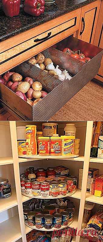Наводим порядок на кухне: 14 идей для хранения продуктов - Учимся Делать Все Сами