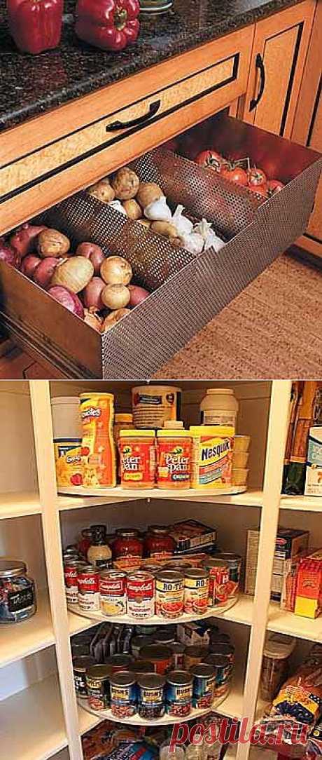 Наводим порядок на кухне: 14 идей для хранения продуктов - Учимся Делать Все Сами