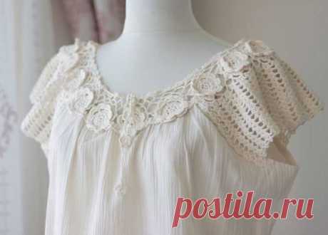 Ткань+вязание. Идеи для вдохновения.