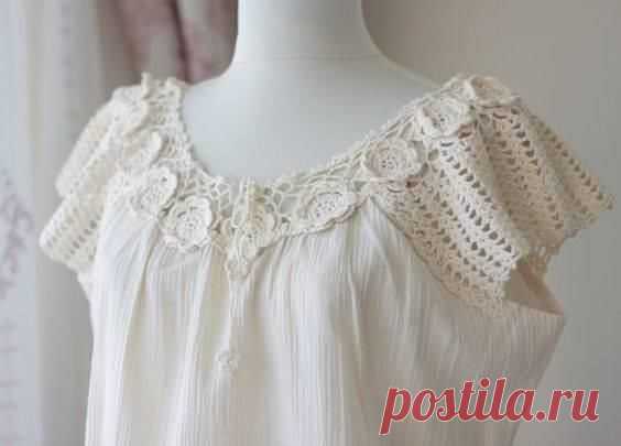 Ткань+вязание. Идеи для вдохновения.