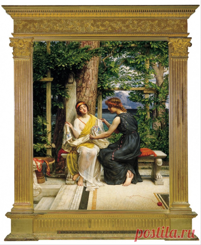 Сэр Эдвард Джон Пойнтер (1836-1919)
Эдвард Джон Пойнтер (англ. Edward John Poynter; 20 марта 1836, Париж — 26 июля 1919) — английский художник. Учился живописи в Лондоне, Риме и в Париже у Шарля Глейра (вместе с Уистлером).