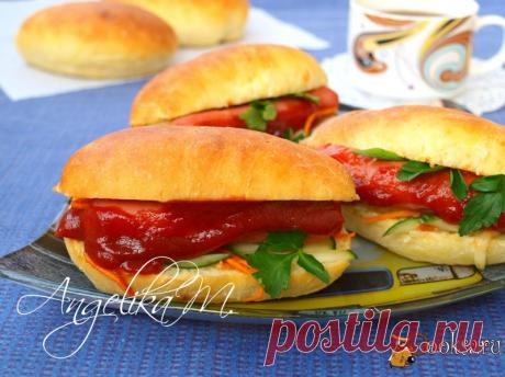 Хот-дог по-домашнему.