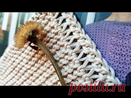 Как безупречно и эффектно оформить край вязаного изделия 🍒 knitting pattern.