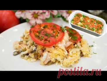 Салат "Любимый Муж" Разметают Первым На Столе! Обалденно Вкусно! ИНГРЕДИЕНТЫ:сыр - 180 гкопченая курица - 350 гпомидоры - 3 шт.шампиньоны - 300 глук - 2 шт.яйца вареные - 4 шт.чеснок - 2 зубчиказелень для украшениямайонез
