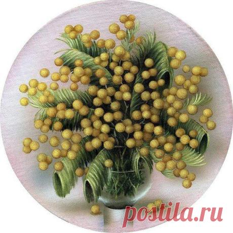 Круглые картинки для декупажа