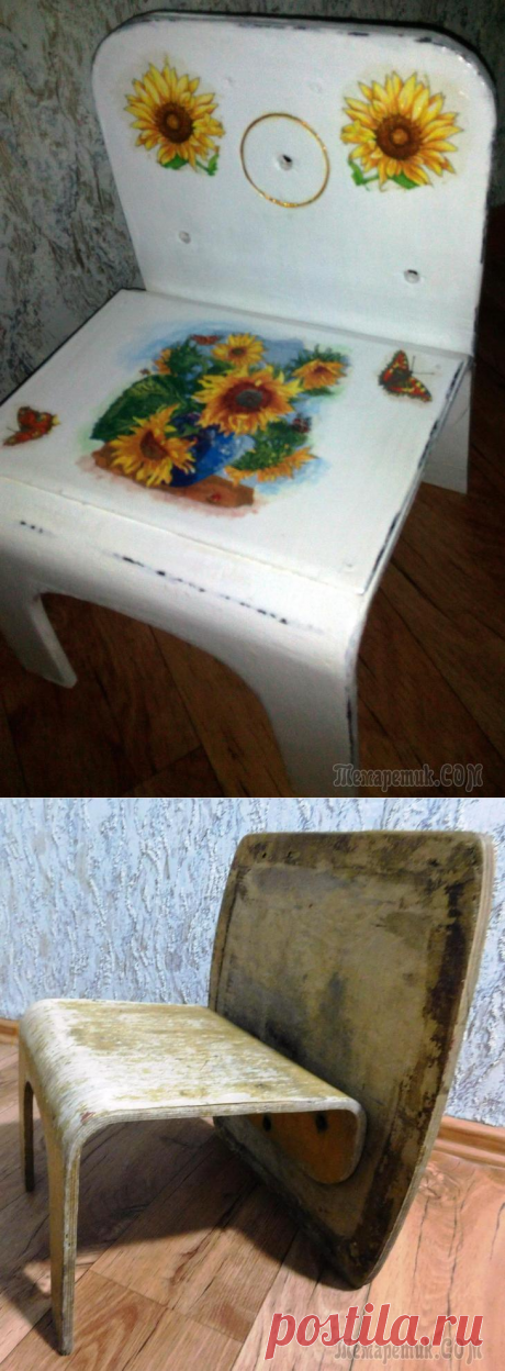 Переделка детского стульчика