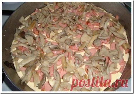 Рецепт быстрой и вкусной пиццы. Домашние съедают за минуту!