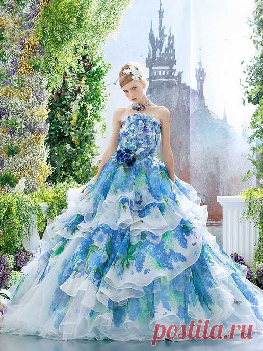 Цветные свадебные платья от Stella De Libero | Домашний hand-made