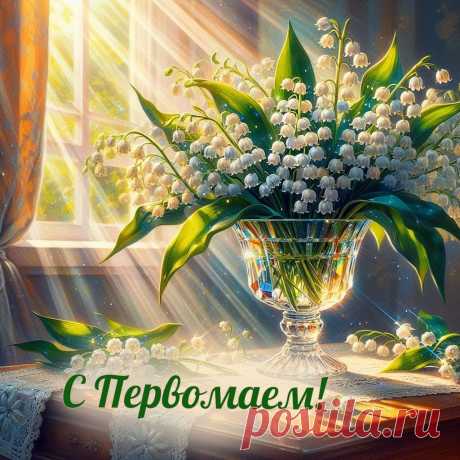 Первомай — отличный праздник,
Собирайтесь на пикник.
Вам ценить желаю в жизни
Каждый день, и каждый миг.