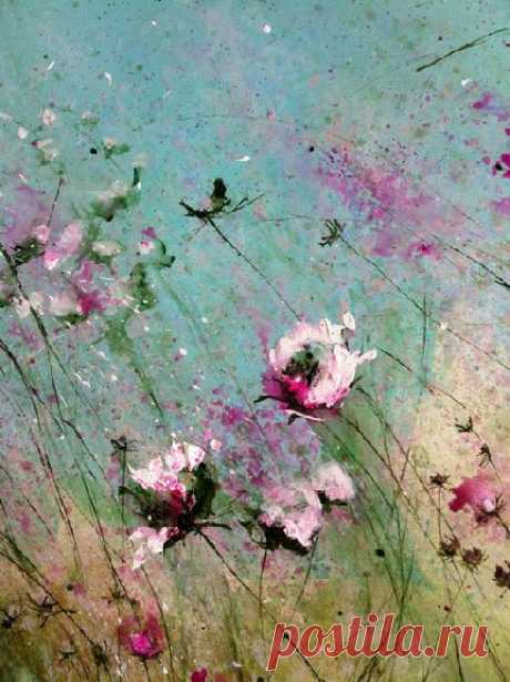 laurence amelie | Bloemen schilderen