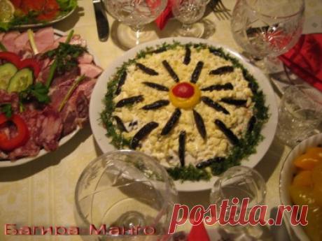 Салат из печени трески : Салаты