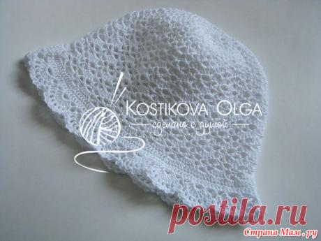 Белоснежная шапочка (со схемками) и много авторских украшений к ней - Вязание - Страна Мам