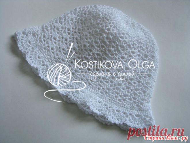 Белоснежная шапочка (со схемками) и много авторских украшений к ней - Вязание - Страна Мам