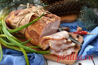 Копченое сало - пошаговый рецепт с фото | Закуски | Вкус Онлайн - кулинарные рецепты