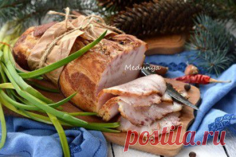Копченое сало - пошаговый рецепт с фото | Закуски | Вкус Онлайн - кулинарные рецепты