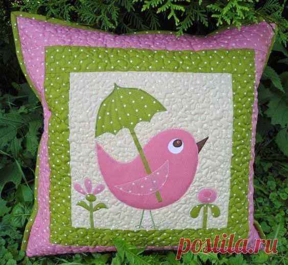 Яркие декоративные подушки с аппликацией, для уюта в доме, подборка интересных идей, шаблоны для аппликаций | О рукоделии, и не только. 🧵✂️👜 | Дзен