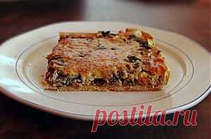 Пирог с грибами и сыром &raquo; Кулинарные рецепты с фотографиями - Smakota.net