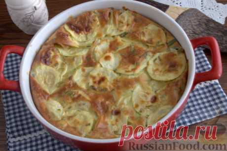 Рецепт: Тосканский пирог с кабачками и сыром на RussianFood.com