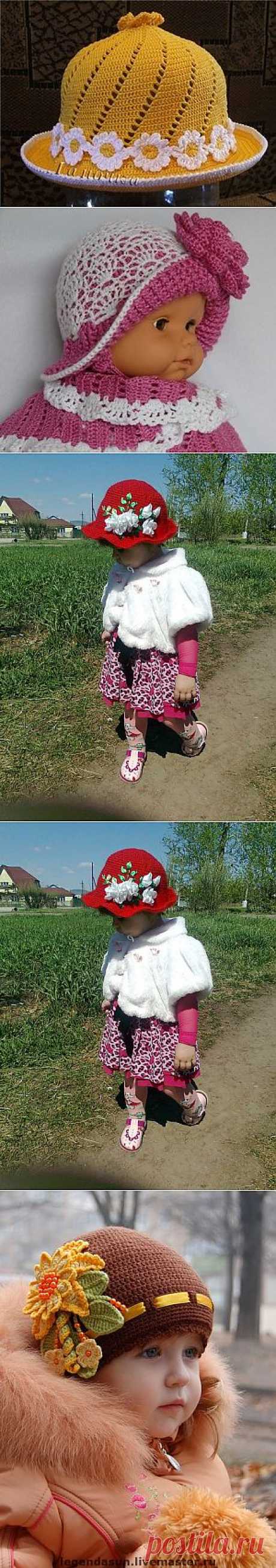 ДЕТСКИЕ ШЛЯПКИ к весне-лету.