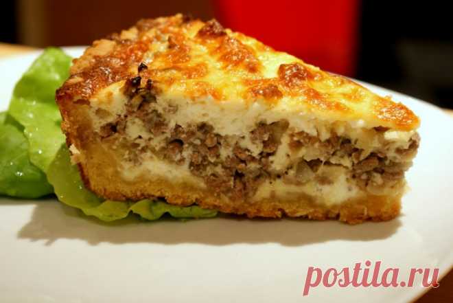 Заливной пирог с мясом - Простые рецепты Овкусе.ру