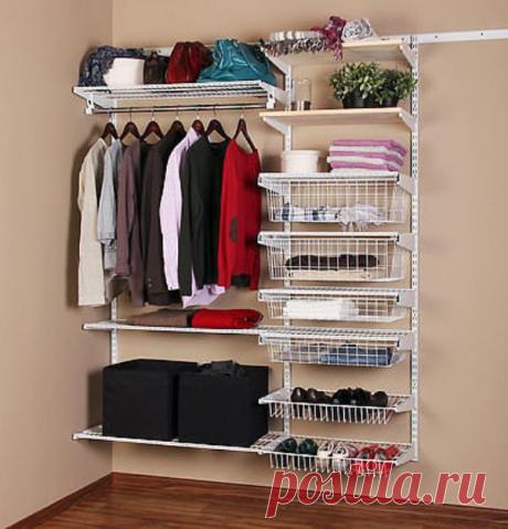 Основные правила выбора системы хранения для одежды