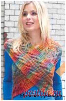 Шарф-трансформер вязаный крючком в технике "нукинг". Схемы и описание - Модели крючком для нас красивых - Мамины ручки