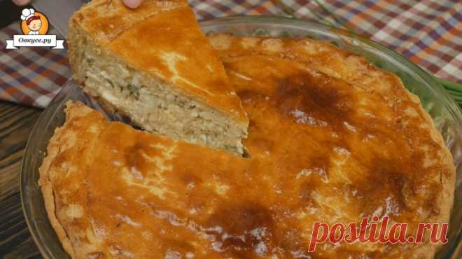 Пышный луковый пирог - Простые рецепты Овкусе.ру