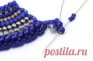 Blue Wave Bracelet by NatashaBiser | Bead-Patterns