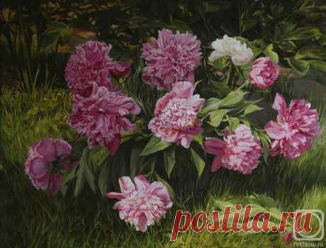Художник Эдуард Панов. Пионов аромат.| Стихи про пионы.