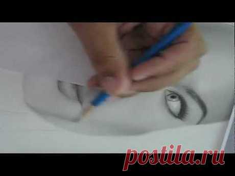 Desenho em Grafite por Charles Laveso - YouTube