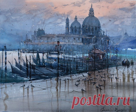 Акварелист из Кишинёва Eugeniu Gorean