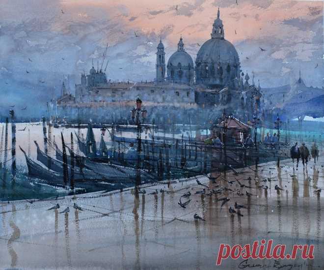 Акварелист из Кишинёва Eugeniu Gorean