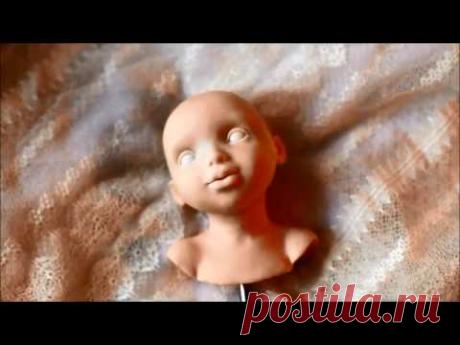 Лепка  головы куклы. автор Татьяна Малушкина