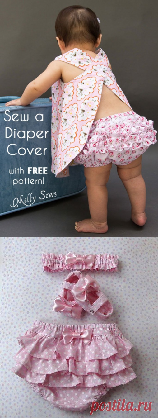 Нарядные трусики с рюшами для малышки | Рукоделие